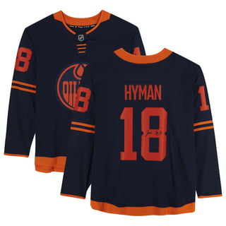 Women's Fanatics Branded Zach Hyman Orange Edmonton Oilers Breakaway Player Jersey Size: Extra Small