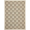thumbnail image 2 of SAFAVIEH Veranda Bayon Geometric Indoor/Outdoor Area Rug, 6'7" x 9'6", Cream/Chocolate, 2 of 7