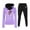Purple, variant on WILLBEST Fall Clothes Women Solid Color Women's Casual Christmas Hoodie Set with Long Sleeve and Trousers Festive Fashion Outfit for Holiday Relaxation Wangler Cargo