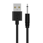 Bicmice 2.7Ft USB DC Charging Cable 2.5mm DC Charger Cord Fast Charging Replacement Cable - Black