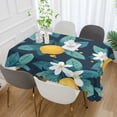 thumbnail image 2 of Yayeee Tablecloths 60" x 108" Rectangle Wrinkle Resistant Party Table Cover, Lemon Leaves, 2 of 8
