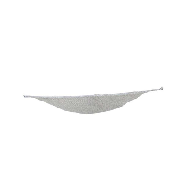 Bewildely Hamaca de juguete de 2,5 CM, red de malla para colgar, hamacas de almacenamiento reutilizables, organizador de juguetes ligeros, Almacenamiento y organización del hogar Blanco