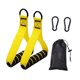 thumbnail image 3 of 2 piezas de mangos de ejercicio, accesorios de agarre para sistema de poleas de gimnasio en casa, entrenamiento de fuerza. Amarillo, 3 of 9