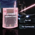thumbnail image 4 of Mcbazel 256MB Memory Card for Gamecube and Wii Console - High Capacity Save Data Storage with 2-Page Switch System - Pink, 4 of 7