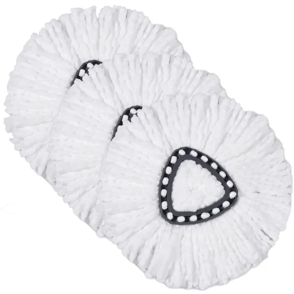 3 Pack Spin Mop Refill - Replacement Head Compatible with O, Microfiber Spin Mop Refills,clean the floor. Easy Floor Cleaning Mop Head Replacement
