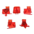 thumbnail image 2 of funtasica 5pcs Universal Motorbike Hand Controls Switch Housing Covers Caps Red, 2 of 7
