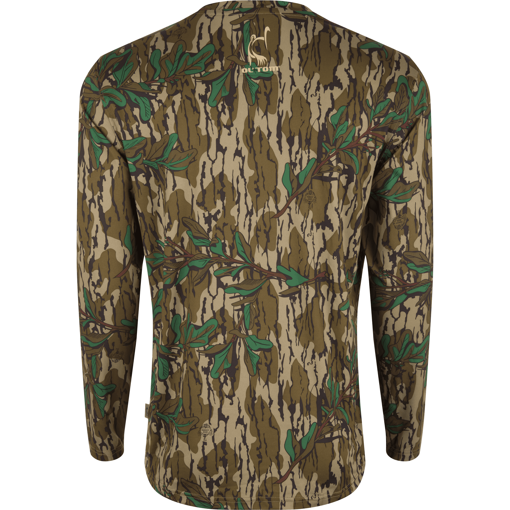 Performance Crew Camo Print LS Greenleaf 3Xlarge