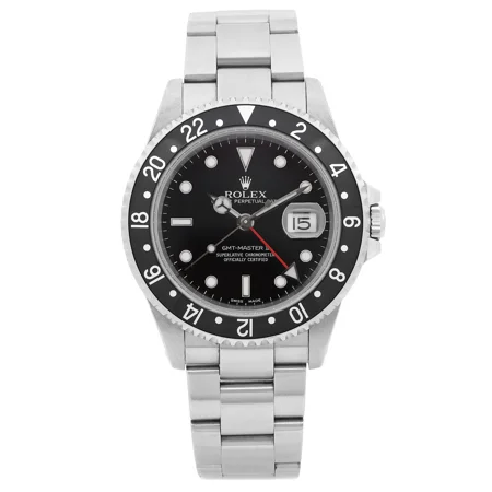 Rolex GMT-Master II Stainless Steel Black Dial Automatic Mens Watch 16710