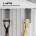thumbnail image 4 of Outsunny 6.5'x4' Lockable Outdoor Storage Shed w/ Foundation Sliding Doors, 4 of 10