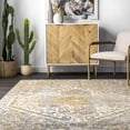 thumbnail image 5 of nuLOOM Patty Vintage Medallion Area Rug, 4' x 6', Patty Gold, 5 of 5