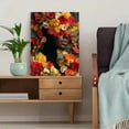 thumbnail image 5 of UXIEQU Vibrant Floral Woman Face Canvas Wall Art Print 15.75x11.81 Inches, 5 of 8