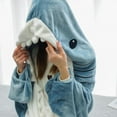 thumbnail image 4 of Cartoon Shark Sleeping Bag Pajamas Office Nap Shark Blanket Karakal High Quality Fabric Mermaid Shawl Blanket For Children, 4 of 10