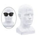 thumbnail image 5 of Cabeza de maniquí, cabeza de exhibición de maniquí, peluca, gafas, sombrero, soporte de exhibición, maniquí, modelo de cabeza de maniquí, modelo de ca blanco Macarena pelucas cabeza de maniquí, 5 of 8