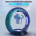 thumbnail image 3 of Magnetic Suspension Bluetooth Speaker Box Auto Levitating Bluetooth Speaker with Light Good Gift, 3 of 6