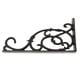 thumbnail image 4 of Soporte Negro para Estante de Pared de Metal Resistente, 4 of 8