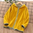 thumbnail image 2 of Ketyyh-chn99 Coats for Girls Toddler Baby Kids Boys Girls Thick Warm Solid Coat Clothes Child's Winter Coat Yellow,4-5 Years, 2 of 4