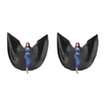 thumbnail image 4 of Injueey Belly Dance Wing Disfraces Adultos Fiestas Profesionales Espectáculos Accesorios Type10 NO10, 4 of 6