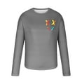 thumbnail image 4 of PNTUTB Men's Fashion Print Long Sleeve Crew Neck Design Comfortable Casual Top for Fall/Winter, 4 of 5