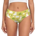 thumbnail image 1 of Fotbe Easter Bunny Calzones Estampados para Mujer – Ropa Interior de Algodón, Cómoda, Suave y Elástica-3X-Large, 1 of 6