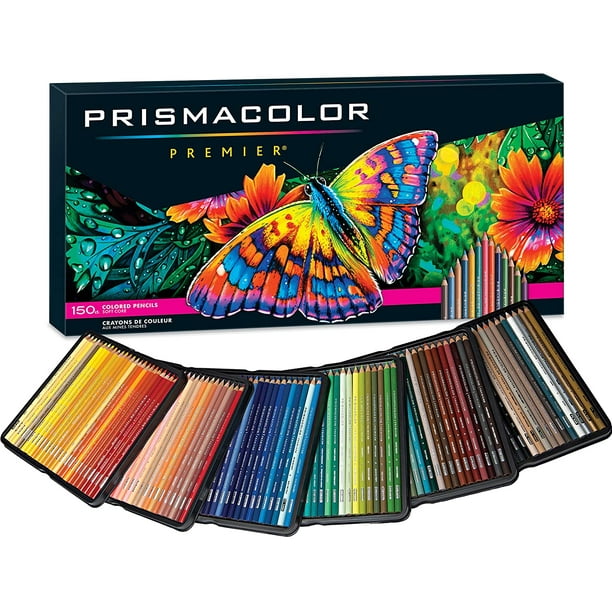 Prismacolor Premier Colored Pencils, Soft Core, 150 Pack, Soft, thick