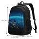 thumbnail image 5 of Balery Planet Earth Mochila con carga USB para hombre y mujer - Mochila impermeable y antirrobo para laptop con puerto USB para viajes, trabajo, 5 of 7