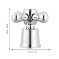 thumbnail image 2 of Pungan Faucet Knob Handle 5Pcs Cross-Arm Faucet Handle Universal Replacement Hot Cold Tap,2.56"X2.56"X2.17", 2 of 10