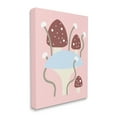 thumbnail image 4 of Stupell Industries Fun Mushrooms on Pink Botanical & Floral Painting Gallery Wrapped Canvas Art Print Wall Art, 30 x 40, 4 of 8