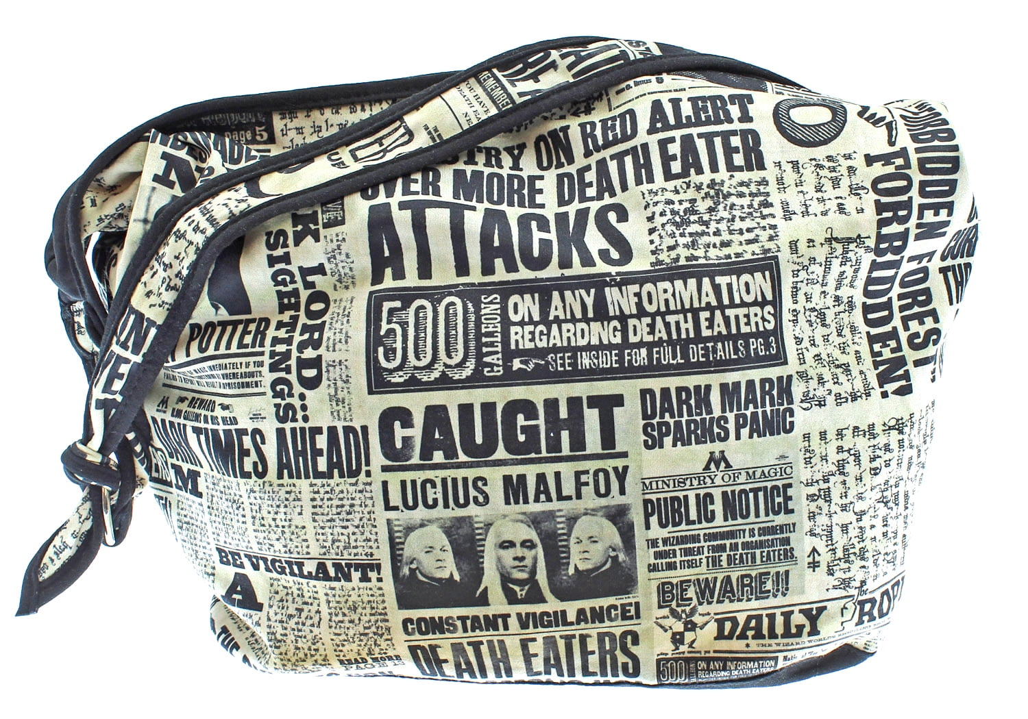 Hobo Handbag Harry Potter Daily Prophet Shoulder Hogwarts Crossbody Bag Purse