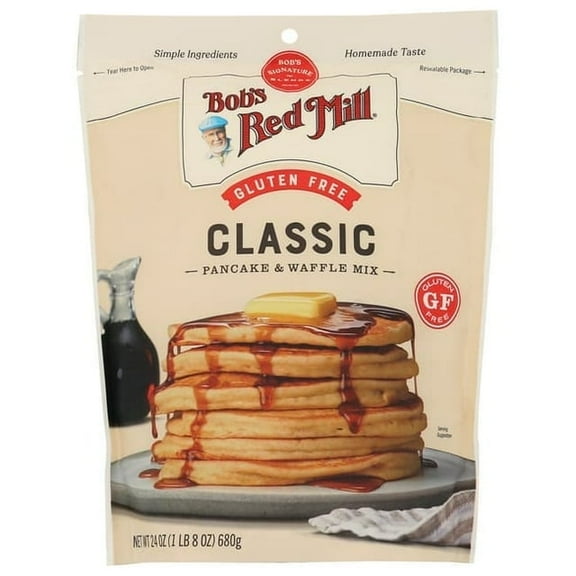 Bob's Red Mill Gluten Free Pancake Mix 24 oz Pack of 2