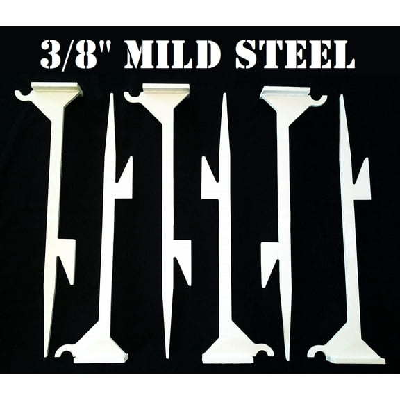 Magnum Target 24 inch Heavy-Duty-Knock-over-amp-Hanging-Stands-for-Steel-Targets-6pc-Metal-Set - STD6W-HOOK