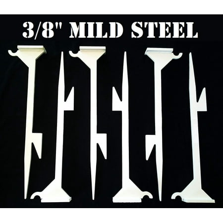 Magnum Target 24 inch Heavy-Duty-Knock-over-amp-Hanging-Stands-for-Steel-Targets-6pc-Metal-Set - STD6W-HOOK