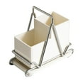 thumbnail image 1 of Soporte para palillos de cocina, escurridor de cubiertos, estante versátil, contenedor de almacenamiento, soporte para cucharas, palillos de acero Encimera, 1 of 8