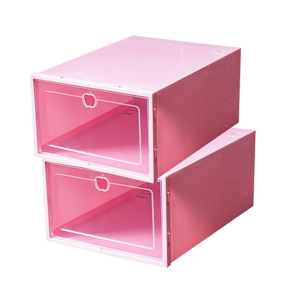 PPLoney Stackable Transparent Shoe Storage Box - Thickened Plastic Organizer with Easy Installation and Ventilation для удобного хранения обуви