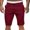 Wine, variant on WEIee Cargo Shorts for Men Big Tall Mens Work Shorts Pockets Button Shorts Versatile Loose Fit Training Running Workwear Pants Navy L