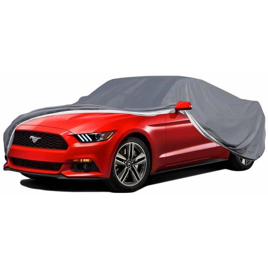 Fits up to 204 Inches OxGord Economy Car Cover Lowest Price Ready-Fit/Semi Glove Fit 1 Layer Dust Cover 