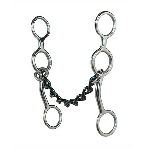 Horse  5" Sweet Iron Chain Mouth Gag Bit 35630B