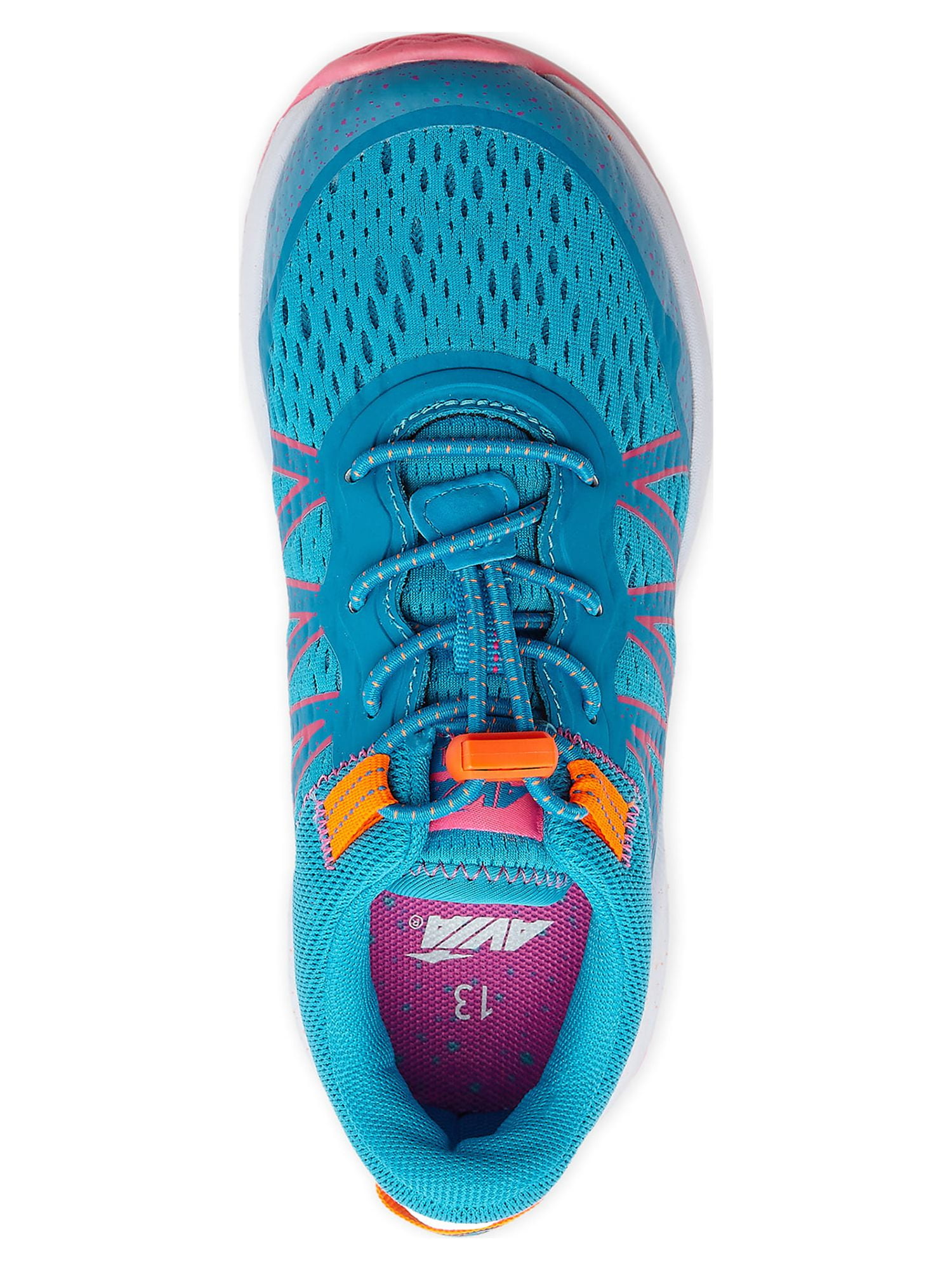 Avia Little Girl & Big Girl Trail Runner Sneaker, Size 13-6