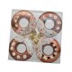 thumbnail image 2 of 4 piezas de adornos de donut para de Navidad, de 2,7 de diámetro, para decoración navideña, para chimenea, puerta, ventana y pared, ligeros Café, 2 of 8