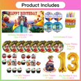 thumbnail image 2 of Cloudy with a Chance of Meatballs 13th Tableware Balloons Cake Toppers Backdrop Banner Supplies Party Decor Plates Decorations, 2 of 7