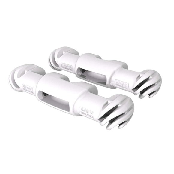 Par Snubber Fender The Snubber Quick Fastener, color blanco