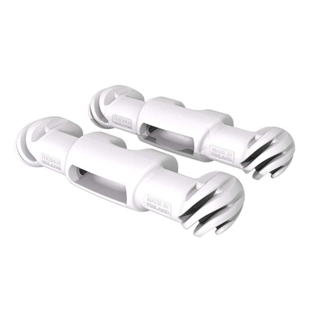 Par Snubber Fender The Snubber Quick Fastener, color blanco