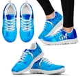 thumbnail image 1 of Zapatos de estrella cómodos con cordones para golf, deportes, actividades, pasatiempos o necesidades aficionadas, zapatos con estampado personalizado, zapatos planos de regalo, 1 of 6
