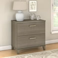 thumbnail image 2 of Bush Furniture Somerset Lateral File Cabinet, 2 Drawer, Ash Gray, 2 of 5