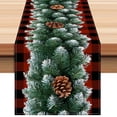 thumbnail image 2 of Wmhnj Mantel navideño a cuadros rojos con diseño de bandera para mesa, decoracin para fiestas y cenas, 60 x 90 pulgadas, 2 of 8