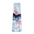 thumbnail image 4 of SMihono Robe Maxi Bohème d'Été pour Femmes Grande Taille Mode d'Été pour Femmes Imprimée à Col en V Sans Manches à Enfiler avec Poches Robe de Plage Évasée Robe Soleil, 4 of 5
