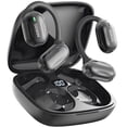 thumbnail image 1 of MINISO MS162 - Auriculares inalámbricos deportivos abiertos con Bluetooth 5.4, duración de 48 h, traductor de 150 idiomas con IA, resistentes al agua IPX6, color negro, 1 of 10