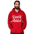 thumbnail image 5 of Health Addict Vegetarian Vegan Diet Unisex Plus Size Hoodie Brisco Brands 2X, 5 of 6