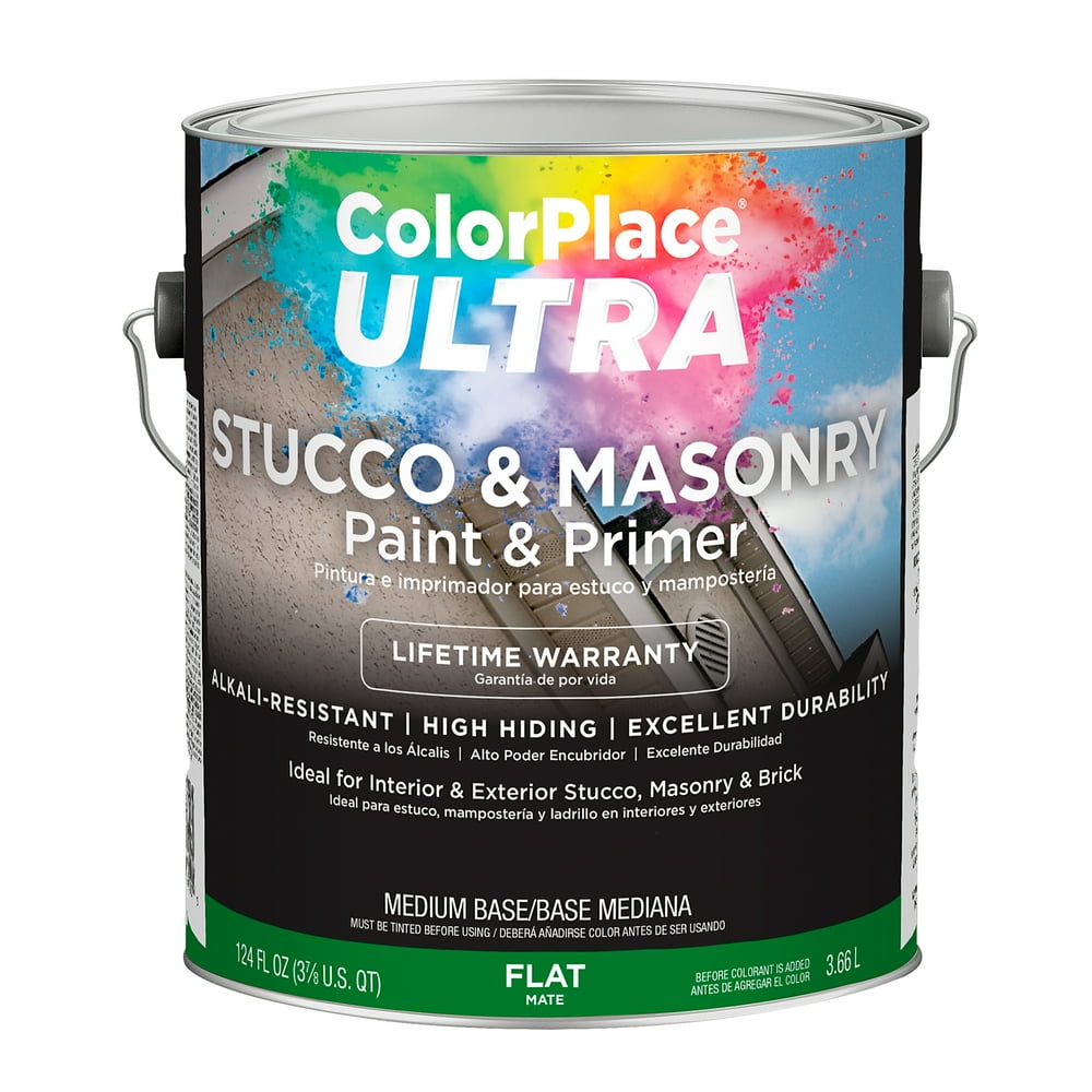 ColorPlace Ultra Flat Interior/Exterior Stucco and Masonry Medium Base