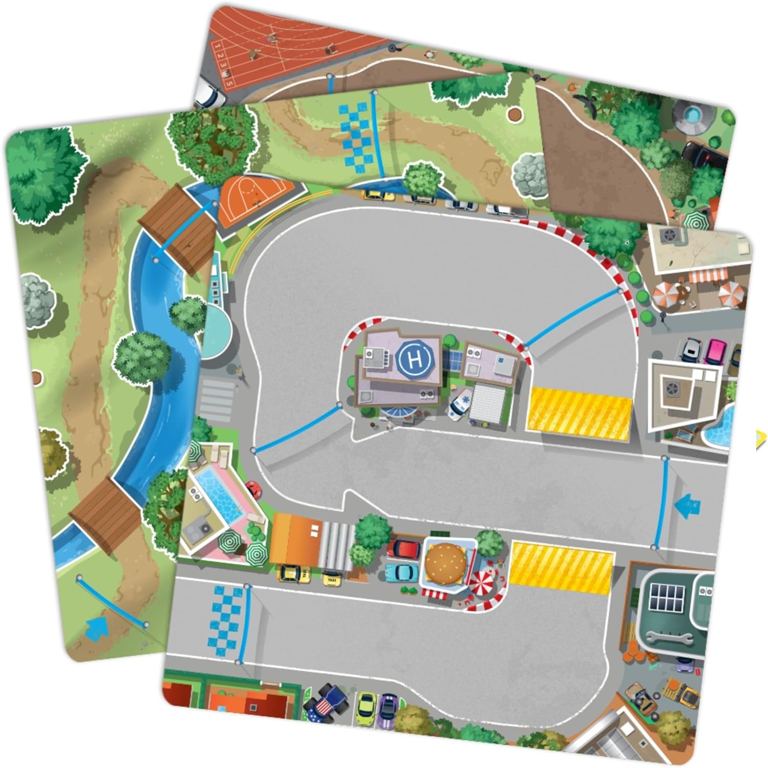 Turbo Kidz Board Game – Dexterity Racing Game For Kids & Families (Ages 7+, 2-8 Players)