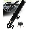 thumbnail image 1 of Cerradura de volante Tevlaphee, antirrobo, para coche, de seguridad, color negro, 1 of 6